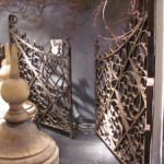Mid 19th Century Wrought Iron Gates Attributed to Pugin