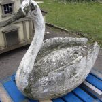 English Reconstituted Stone Swan