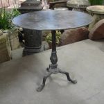 French Iron and Stone Table