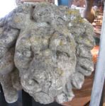 19th Century Carved Stone Lion Fragment