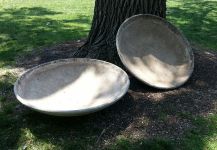 Large Pair of Willy Guhl Planters
