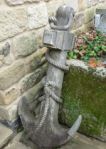 19th Century Carved Marble Anchor