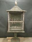 Exceptionally Large Faux Bois Bird Cage