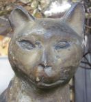 French Terracotta Cat Figure