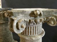 English Carved Stone Columns
